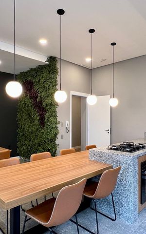 Studio à venda com 27m², 1 quarto e sem vaga Studio à venda com 27m², 1 quarto e sem vagaSalão de Festas