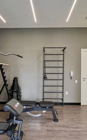 Studio à venda com 27m², 1 quarto e sem vaga Studio à venda com 27m², 1 quarto e sem vagaAcademia
