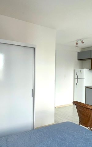 Studio à venda com 27m², 1 quarto e sem vaga Studio à venda com 27m², 1 quarto e sem vagaQuarto