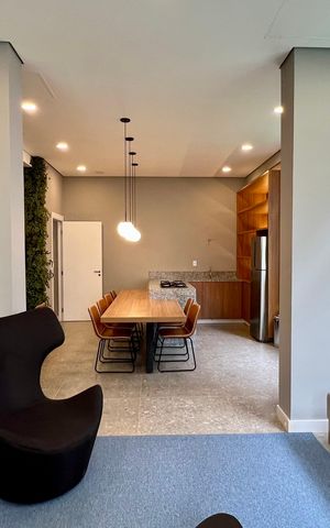 Studio à venda com 27m², 1 quarto e sem vaga Studio à venda com 27m², 1 quarto e sem vagaSalão de Festas