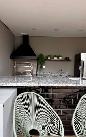 Studio à venda com 27m², 1 quarto e sem vaga Studio à venda com 27m², 1 quarto e sem vagaÁrea comum - Churrasqueira