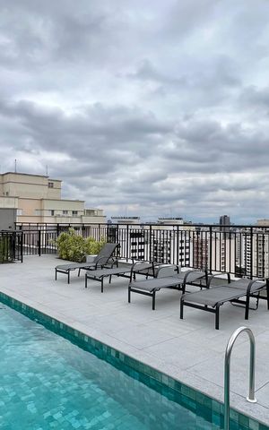 Studio à venda com 27m², 1 quarto e sem vaga Studio à venda com 27m², 1 quarto e sem vagaPiscina
