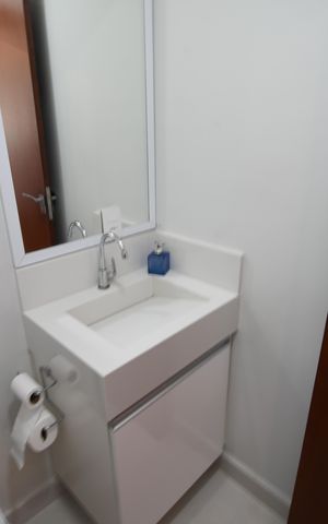 Apartamento à venda com 58m², 1 quarto e 1 vagaLavabo
