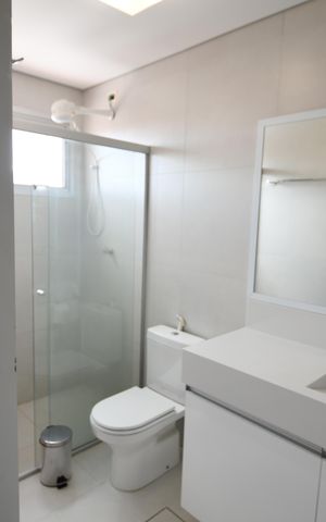 Apartamento à venda com 58m², 1 quarto e 1 vagaBanheiro