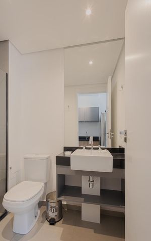 Studio à venda com 25m², 1 quarto e sem vaga Studio à venda com 25m², 1 quarto e sem vagaBanheiro
