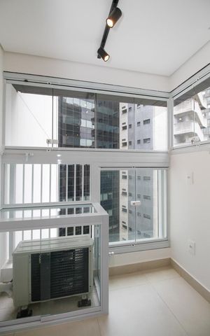 Studio para alugar com 26m², 1 quarto e sem vaga Studio para alugar com 26m², 1 quarto e sem vagaVaranda