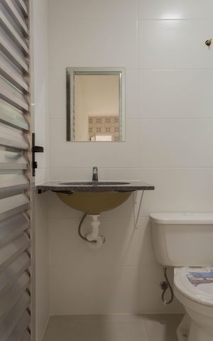 Studio para alugar com 22m², 1 quarto e sem vaga Studio para alugar com 22m², 1 quarto e sem vagaBanheiro