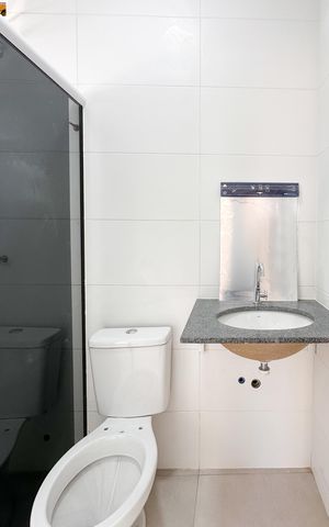 Studio para alugar com 22m², 1 quarto e sem vaga Studio para alugar com 22m², 1 quarto e sem vagaBanheiro Social