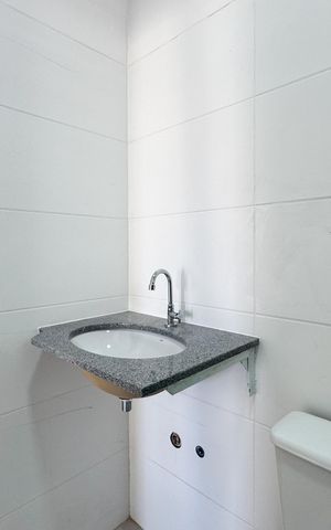Studio para alugar com 22m², 1 quarto e sem vaga Studio para alugar com 22m², 1 quarto e sem vagaBanheiro Social