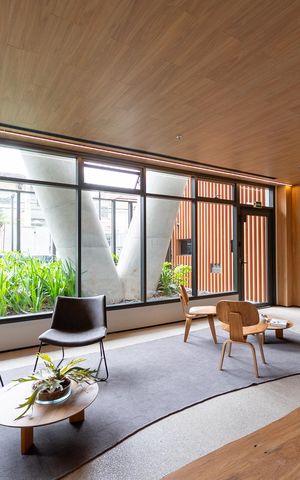 Studio para alugar com 27m², 1 quarto e sem vaga Studio para alugar com 27m², 1 quarto e sem vagaHall de Entrada