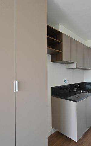 Studio para alugar com 27m², 1 quarto e sem vagaCozinha