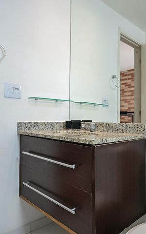 Apartamento para alugar com 58m², 1 quarto e 1 vagaBanheiro Suíte 