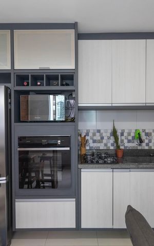 Apartamento para alugar com 34m², 1 quarto e 1 vaga Apartamento para alugar com 34m², 1 quarto e 1 vagaSala/Cozinha/Área de Serviço
