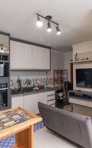 Apartamento para alugar com 34m², 1 quarto e 1 vaga Apartamento para alugar com 34m², 1 quarto e 1 vagaSala/Cozinha/Área de Serviço