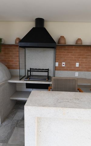Apartamento à venda com 126m², 3 quartos e 2 vagasÁrea comum - Churrasqueira