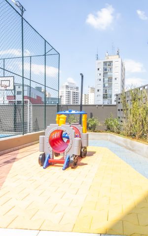 Apartamento à venda com 38m², 1 quarto e 1 vaga Apartamento à venda com 38m², 1 quarto e 1 vagaÁrea comum - Playground