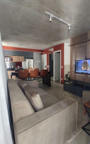 Apartamento à venda com 53m², 1 quarto e sem vaga Apartamento à venda com 53m², 1 quarto e sem vagaSala