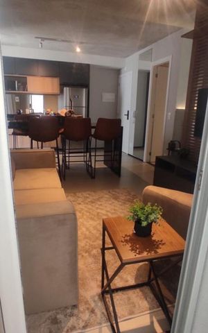 Apartamento à venda com 53m², 1 quarto e sem vaga Apartamento à venda com 53m², 1 quarto e sem vagaSala