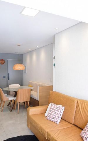 Apartamento à venda com 64m², 2 quartos e 2 vagasSala