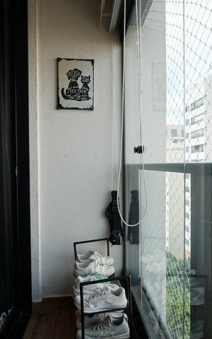 Studio à venda com 22m², 1 quarto e sem vagaVaranda