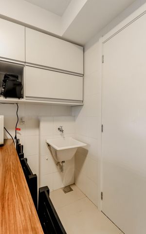 Apartamento à venda com 29m², 1 quarto e sem vaga Apartamento à venda com 29m², 1 quarto e sem vagaÁrea de Serviço