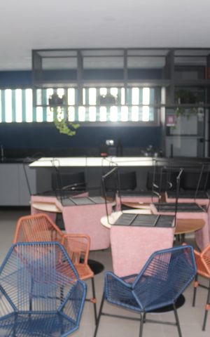 Studio à venda com 37m², 1 quarto e 1 vagaÁrea comum - Salão de festas