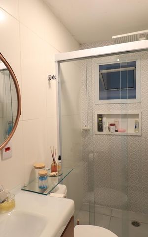 Apartamento à venda com 58m², 2 quartos e 1 vagaBanheiro