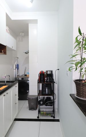Apartamento à venda com 58m², 2 quartos e 1 vagaCozinha e Área de Serviço