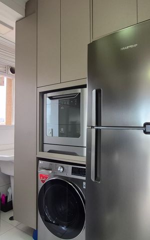 Apartamento à venda com 55m², 2 quartos e 2 vagas Apartamento à venda com 55m², 2 quartos e 2 vagasLavanderia
