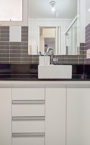 Apartamento à venda com 62m², 3 quartos e 1 vaga Apartamento à venda com 62m², 3 quartos e 1 vagaBanheiro Social