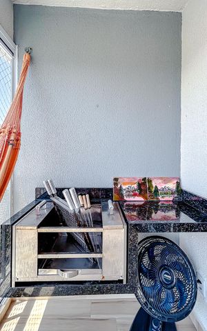 Apartamento à venda com 68m², 3 quartos e 1 vagaChurrasqueira