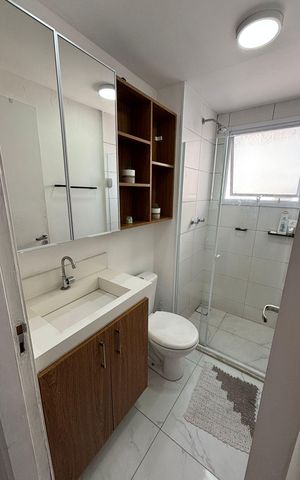 Apartamento à venda com 50m², 2 quartos e 1 vaga Apartamento à venda com 50m², 2 quartos e 1 vagaBanheiro