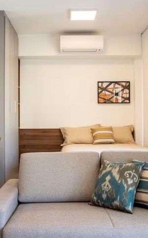 Apartamento à venda com 47m², 1 quarto e 1 vaga Apartamento à venda com 47m², 1 quarto e 1 vagaSala/quarto