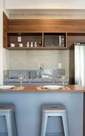Apartamento à venda com 47m², 1 quarto e 1 vaga Apartamento à venda com 47m², 1 quarto e 1 vagaCozinha