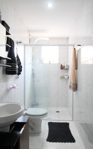 Apartamento à venda com 59m², 2 quartos e 1 vagaBanheiro 