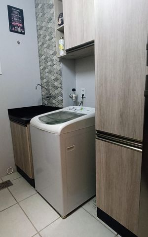 Apartamento à venda com 47m², 2 quartos e 1 vaga Apartamento à venda com 47m², 2 quartos e 1 vagaÁrea de serviço