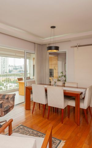 Apartamento à venda com 132m², 3 quartos e 2 vagasSala de Jantar