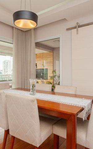 Apartamento à venda com 132m², 3 quartos e 2 vagasSala de Jantar