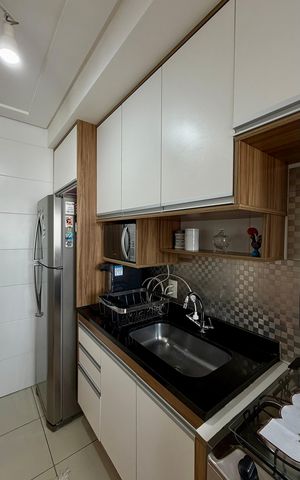 Apartamento à venda com 46m², 2 quartos e 1 vaga Apartamento à venda com 46m², 2 quartos e 1 vagaCozinha 3