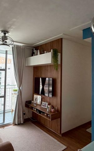 Apartamento à venda com 46m², 2 quartos e 1 vaga Apartamento à venda com 46m², 2 quartos e 1 vagaSala 1