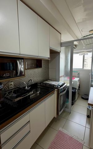 Apartamento à venda com 46m², 2 quartos e 1 vaga Apartamento à venda com 46m², 2 quartos e 1 vagaCozinha 2
