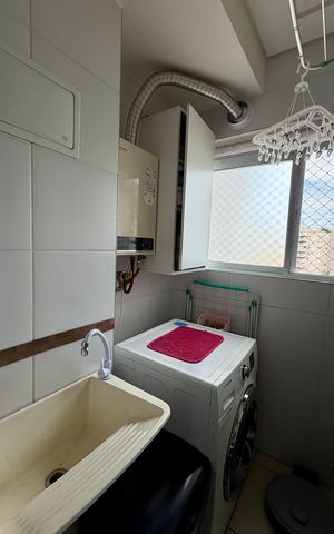 Apartamento à venda com 46m², 2 quartos e 1 vaga Apartamento à venda com 46m², 2 quartos e 1 vagaÁrea de serviço