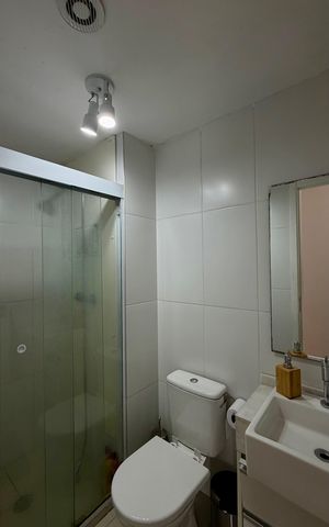 Apartamento à venda com 46m², 2 quartos e 1 vaga Apartamento à venda com 46m², 2 quartos e 1 vagaBanheiro