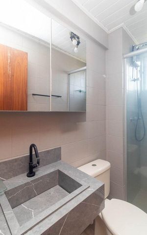 Apartamento à venda com 60m², 2 quartos e 1 vaga Apartamento à venda com 60m², 2 quartos e 1 vagaBanheiro