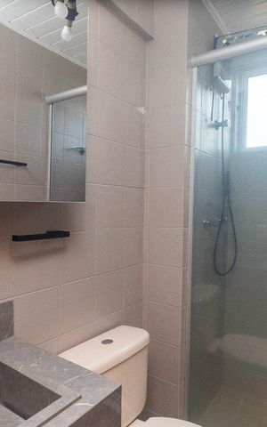 Apartamento à venda com 60m², 2 quartos e 1 vaga Apartamento à venda com 60m², 2 quartos e 1 vagaBanheiro
