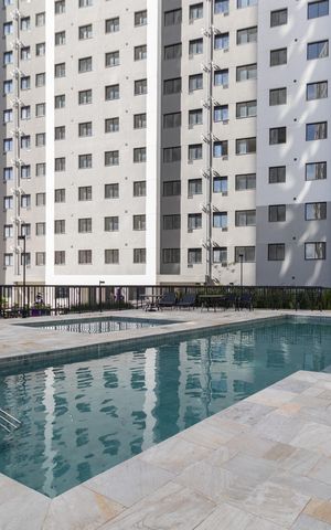 Apartamento para alugar com 42m², 2 quartos e 1 vaga Apartamento para alugar com 42m², 2 quartos e 1 vagaÁrea Comum - Piscina