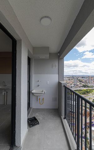 Apartamento para alugar com 42m², 2 quartos e 1 vaga Apartamento para alugar com 42m², 2 quartos e 1 vagaVaranda e Área de Serviço