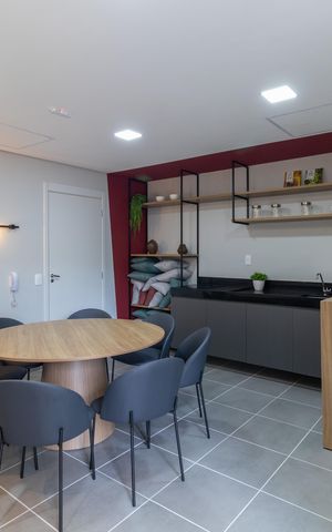 Apartamento para alugar com 42m², 2 quartos e 1 vaga Apartamento para alugar com 42m², 2 quartos e 1 vagaÁrea Comum - Espaço Gourmet