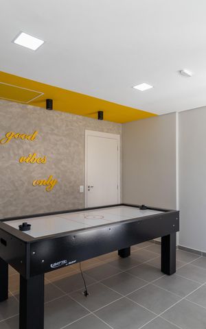 Apartamento para alugar com 42m², 2 quartos e 1 vaga Apartamento para alugar com 42m², 2 quartos e 1 vagaÁrea Comum - Salão de Jogos