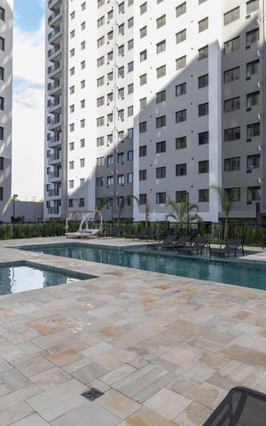 Apartamento para alugar com 42m², 2 quartos e 1 vaga Apartamento para alugar com 42m², 2 quartos e 1 vagaÁrea Comum - Piscina